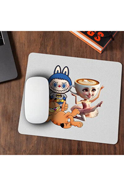OEM Mousepad Garfield Labubu Ballerina Capuchin