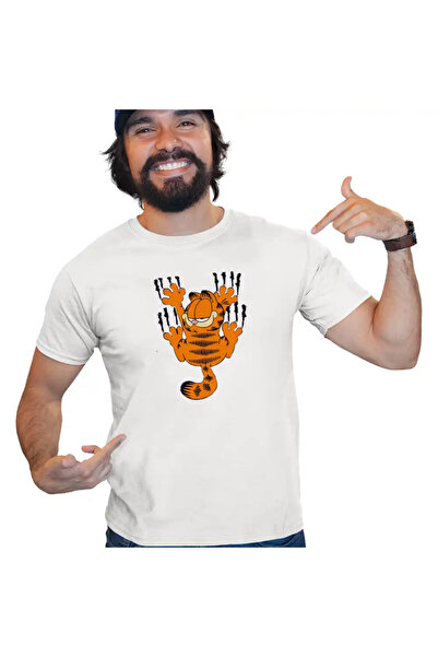 OEM Tricou Barbati Garfield Zgarieturi Pisica