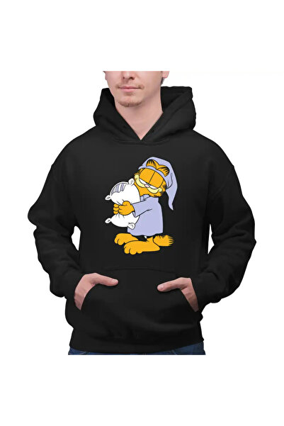 OEM Hanorac Barbati Garfield Somnoros Perna Noapte