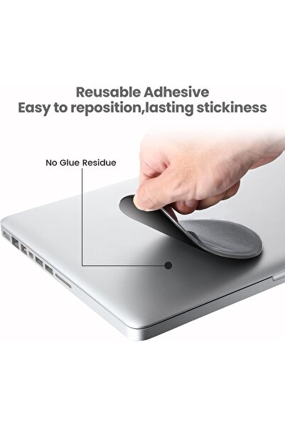 Other Reusable Adhesive Universal Mouse Holder — Gray, Bluetooth