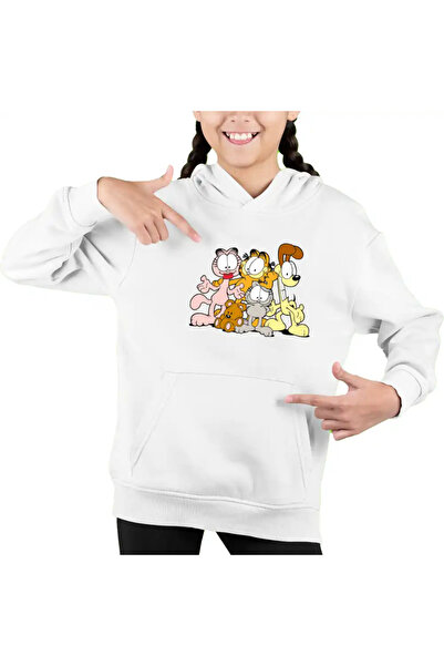 OEM Hanorac Copii Fete Garfield Toata Gasca Pisici