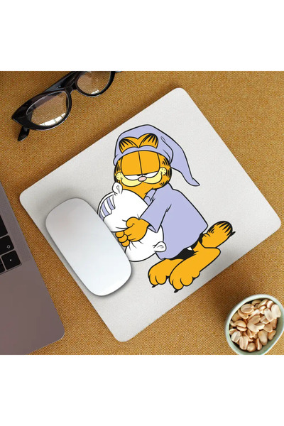 OEM Mousepad Garfield Somnoros Perna Noapte