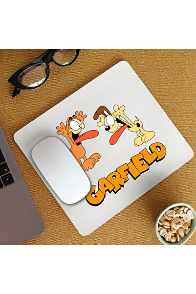 OEM Mousepad Garfield Odie Tongue Cat Puppy Drawings