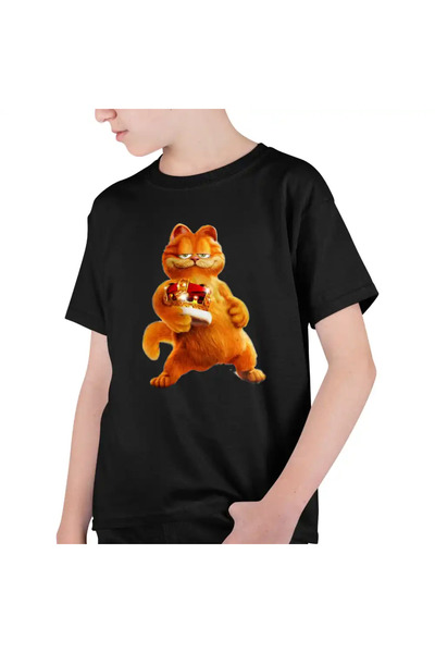 OEM Tricou Copii Baieti Garfield Rege Coroana Pisicesti