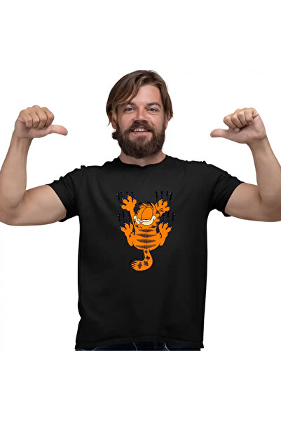 OEM Tricou Barbati Garfield Zgarieturi Pisica