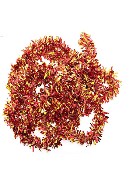 Generic Brand Mtxdpn Red Gold Color 4 cm Width Garland Double Color Glitter O...