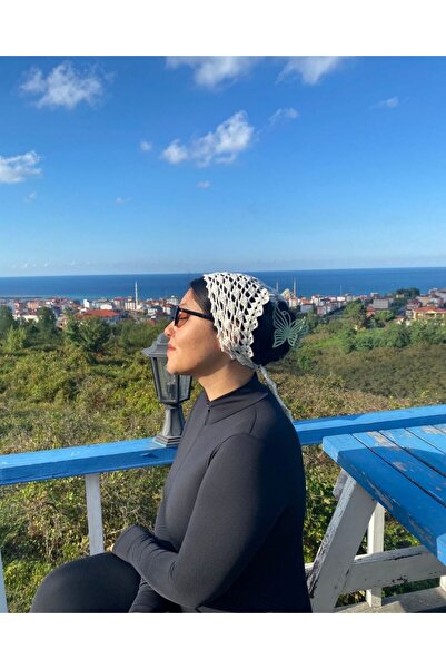 Kadife Hanım Hand Knitted Bandana – Sailing Motif