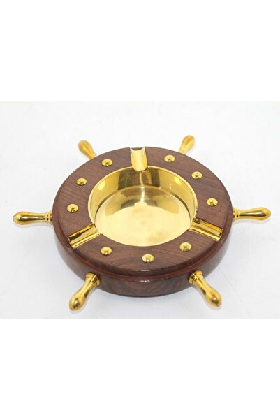 ahsun منفضة سجائر الدفة النحاسية