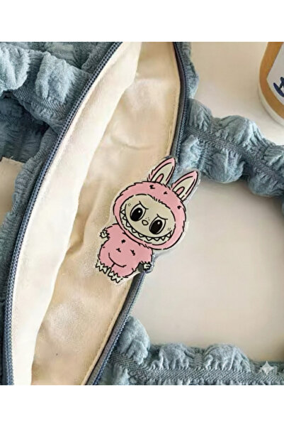 EDELFU Popsocket Yapışkanlı Sevimli LABUBU Desenli Telefon Tutacağı Akrilik Epoksi Yüzey Parmak Tutucu