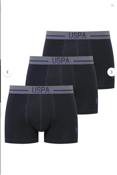 U.S. Polo Assn. Men's Licensed 47% Model 47% Cotton 6% Elastane Boxer 3-Piece...