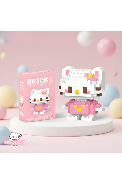 NinoToys Bricks Sevimli Karakterler 3D Yapboz Stitch ve Hello Kitty