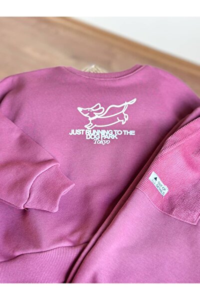 Pinkitokids Unisex Just Running to the Dog Park Slogan Team