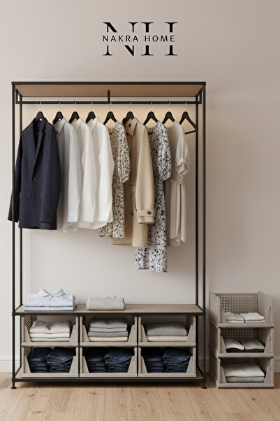 NAKRA HOME 3 قطع رفوف متعددة الأغراض قابلة للسحب - منظم وحدات داخلية للخزانة ...