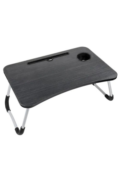 Twinkle Mart Foldable Laptop Table with Cup Holder & IPad Slot