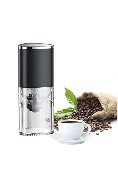 Generic Portable Coffee Grinder, Rechargeable Electric Burr Grinder with External Adjustable Grind Settings