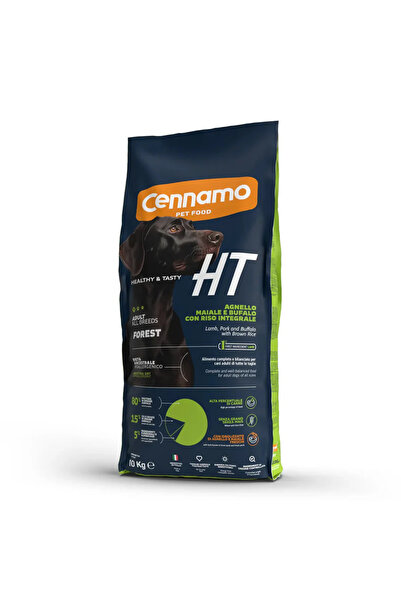 Cennamo Hrană uscată hipoalergenică HT pentru câini, miel, porc, bivoliță și orez brun, 10 kg