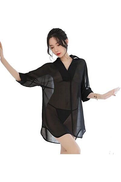 Margoun Women Sleepwear Sexy Robe Female Intimate Lingerie Chiffon Short Nightwea M10