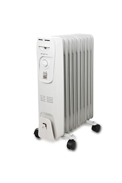 Emerio oil-filled radiator, 9 fins, 2000W, white