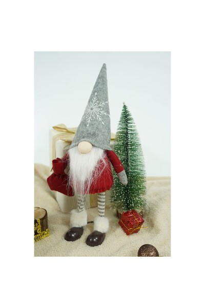 Flippy Christmas Ornament, Elf, Flippy, Red/White, Textile, 42 cm