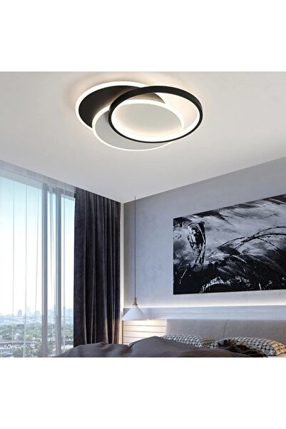 Alessandro DESIGN LED chandelier with remote control CHIARA 76W, 3 Circles, C...