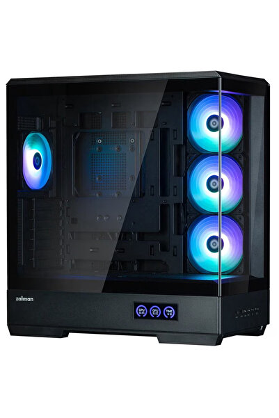 Zalman Κουτί υπολογιστή P50 DS, μαύρο, μεσαίου μεγέθους