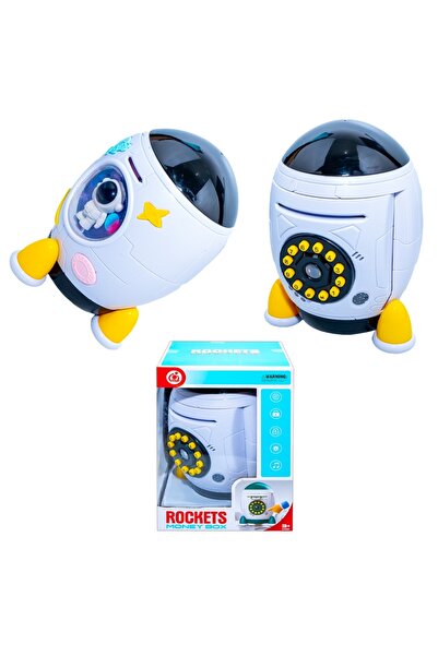Robentoys Seif pentru copii, Rachetă, cu baterii