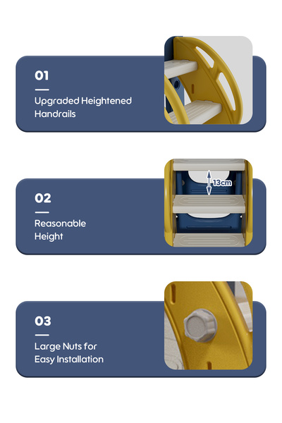 Venpara 6 in 1 Kids Slide, Toddler Playground with Basketball Hoop, Storage