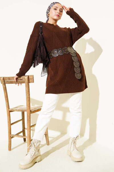 NEW DAĞ Plaid Knitwear Sweater