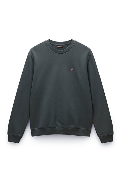 Napapijri Herren Sweatshirt - BALIS CREW 1, Small Flag, Rundhals, Regular Fit, einfarbig