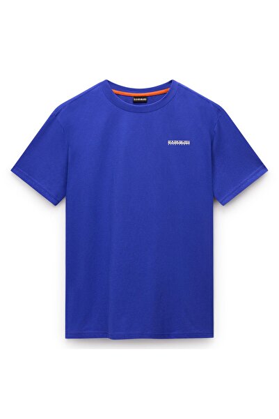 Napapijri Herren T-Shirt - S-SMALL BOX, Rundhals, Baumwolle, Logo, einfarbig