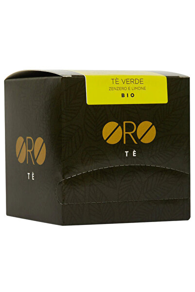 ORO Ceai verde cu ghimbir și lămâie –