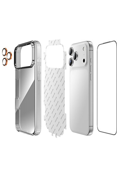 Green Lion مجموعة حماية 4 في 1 لهاتف iPhone 17 Pro Max، حافظة مضادة للصدمات و...