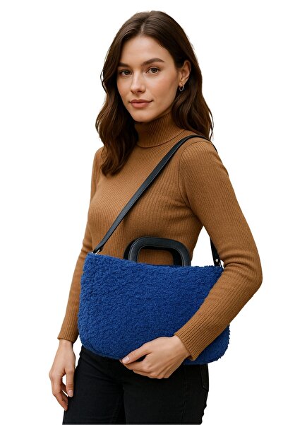 Uretti - حقيبة كتف نسائية من أوزنور 7392 0744 مصنوعة يدويًا من خيوط منتفخة / ...