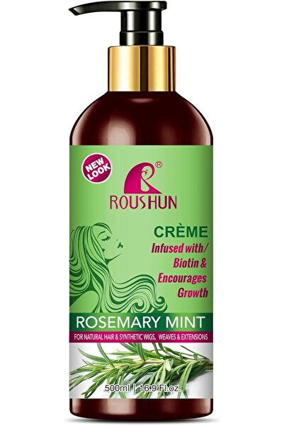 RousHun Rosemary & Mint Hair Cream for Wigs and Synthetic Hair Extensions, 40...