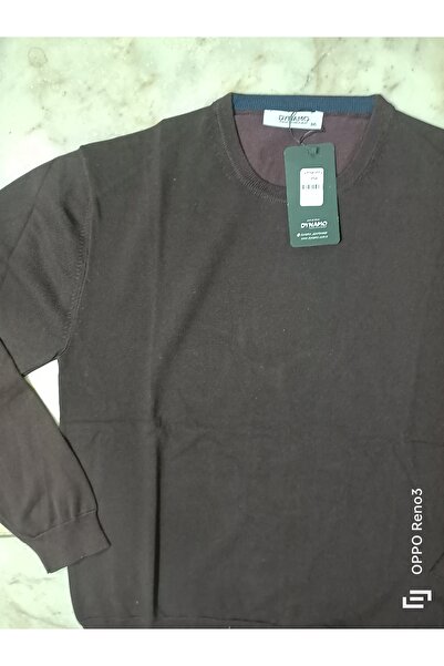 DYNAMO Plus Size Medium Thick O-Neck Sweater