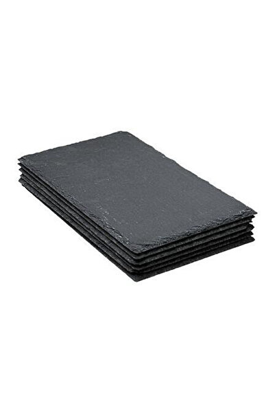 Other Set de 6 tăvi ardezie 18x30 negre