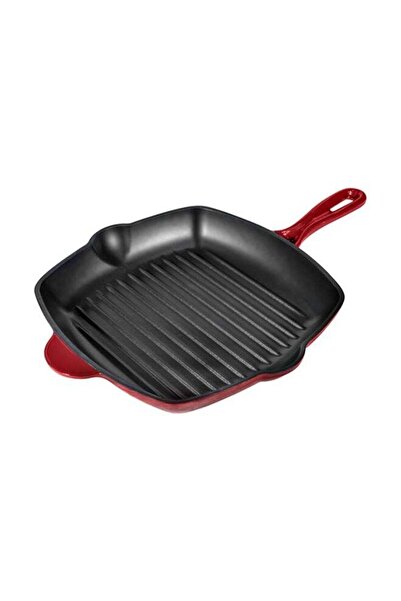 Procila Cast Iron Grill Pan Red/Black 26cm