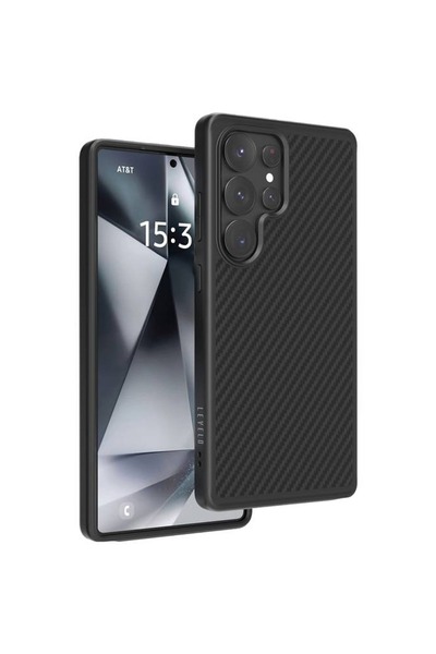 Levelo جراب Ox Carbon لهاتف Samsung S25 Ultra، متوافق مع MagSafe، مصنوع من أل...