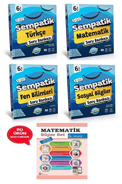 Ünlüler Karması Yayınları 6.Sınıf Maarif Türkçe-Matematik-Fen Bilimleri-Sosya...