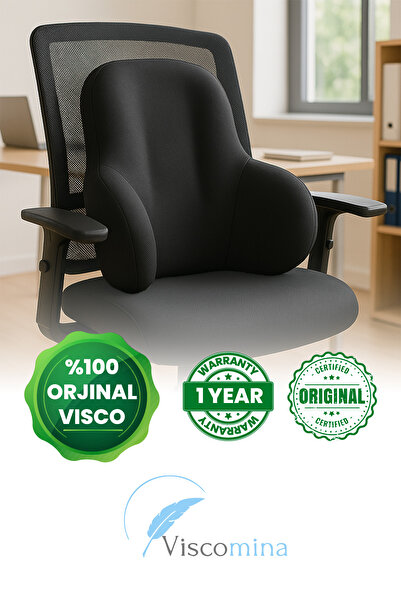 LUMİNA PİLLOW yeni nesil ortopedik bel minderi,visco destek minderi araç bel ...