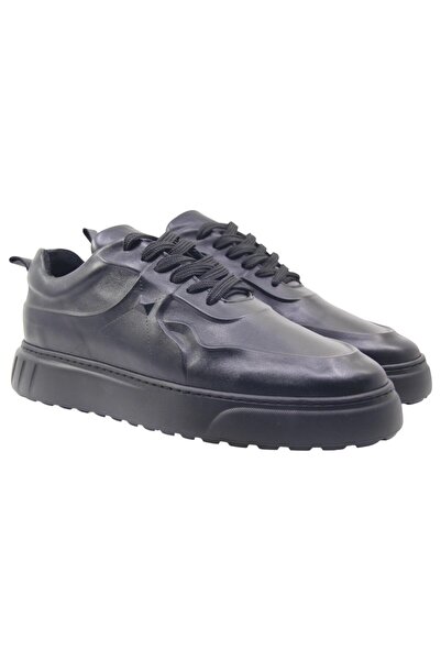 ShoeMaker Men's Bronze Genuine Leather Sneaker Shoes