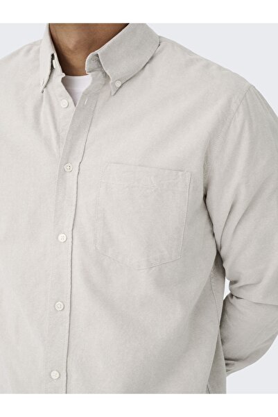 Only & Sons Men's Onsgaton Reg LS Shirt 0360 Frml Os22034511-4910063