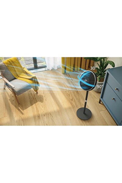 Philips Pedestal Fan 3000 Series - 40 cm, Ultra-Quiet, Tiltable & Oscillating, CX3550/01