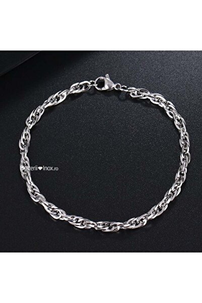 KEVSA Jewelry Brățară din oțel inoxidabil - „Răsucită” - BF547