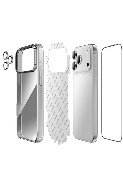 Green Lion مجموعة حماية 4 في 1 لهاتف iPhone 17 Pro Max، حافظة مضادة للصدمات و...