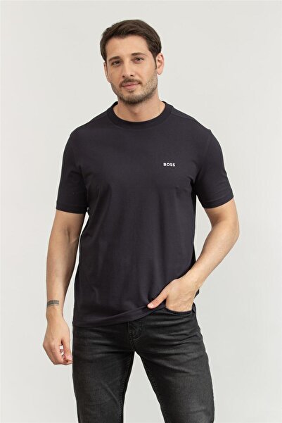 BOSS Erkek Bisiklet Yaka T-Shirt