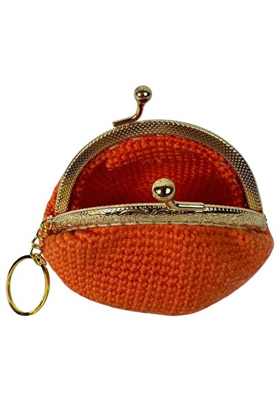 Uretti - Öznur 7392 Hand Knitted Solid Color Mini Coin Purse