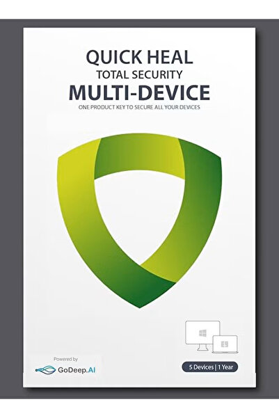 Quick Heal باقة Total Security متعددة الأجهزة لخمسة أجهزة لمدة عام | اشتراك ر...