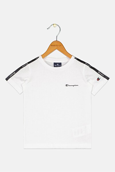 Champion Toddlers Boy Brand Logo Short Sleeve T-Shirt, White