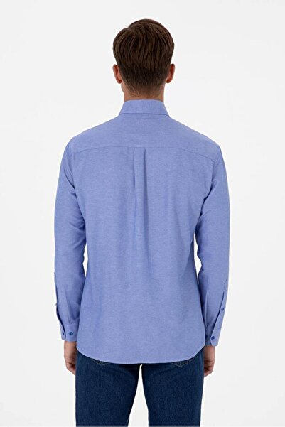 U.S. Polo Assn. Goxreg025K U.S Polo Assn. Erkek Uzun Kol Gömlek 2225434 Royal Blue